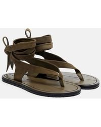 A.Emery - Elmer Suede Thong Sandals - Lyst