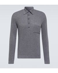 Frescobol Carioca - Murilo Cotton And Wool Polo Shirt - Lyst
