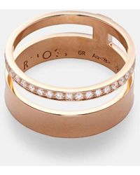 Repossi - Berbere Module 18Kt Rose- And Diamond Ring - Lyst