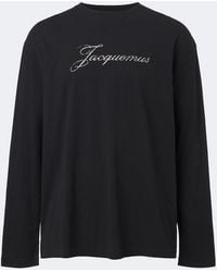 Jacquemus - Logo Cotton And Hemp Jersey T-Shirt - Lyst