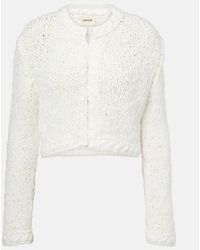 KHAITE - Genevieve Open-Knit Cardigan - Lyst