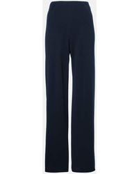 Vince - High-Rise-Hose Aus Crepe - Lyst