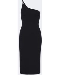 Gucci - One-Shoulder Crepe Jersey Midi Dress - Lyst