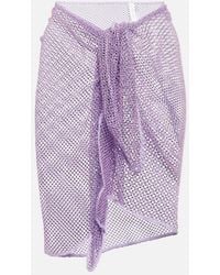 Jonathan Simkhai - Doris Embellished Mesh Beach Cover-Up - Lyst