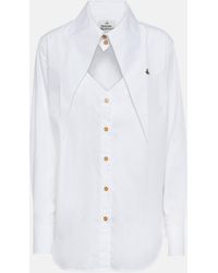 Vivienne Westwood - Cut-out Cotton Shirt - Lyst
