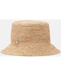 Vivienne Westwood - Orb Raffia Bucket Hat - Lyst