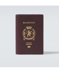Balenciaga - Leather Passport Holder - Lyst