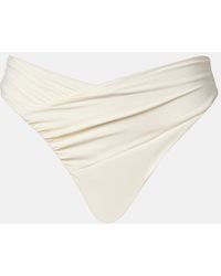 Magda Butrym - Ruched Bikini Bottoms - Lyst