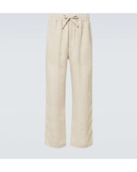 Saman Amel - Pantalon Ample En Lin - Lyst