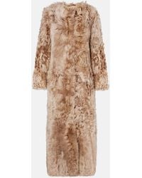 Yves Salomon - Wendbarer Mantel Aus Shearling Und Leder - Lyst