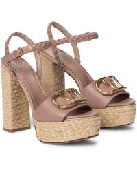 valentino platform heels