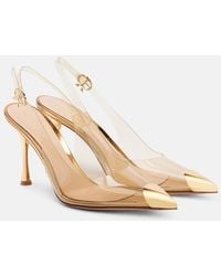 Gianvito Rossi - Diana 85 Pvc Slingback Pumps - Lyst