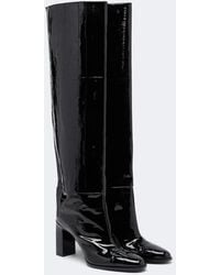 Jimmy Choo - Caly Leather Over-The-Knee Boots - Lyst