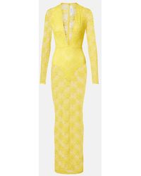 Alex Perry - Sheer Lace Gown - Lyst