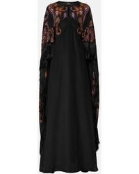 Etro - Printed Silk Dress - Lyst