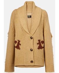 Goldbergh - Nora Intarsia Wool-Blend Cardigan - Lyst