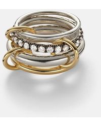 Spinelli Kilcollin - Janssen Sg 18Kt And Sterling Ring With Diamonds - Lyst