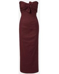 TOVE - Rahel Linen And Cotton-Blend Maxi Dress - Lyst