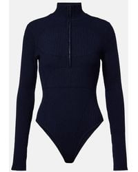 CORDOVA - Butte Ribbed-Knit Wool Ski Bodysuit - Lyst