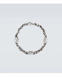 Gucci Silver Interlocking G Bracelet - Metallic