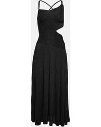 Zimmermann - One-Shoulder-Midikleid Aus Strick - Lyst