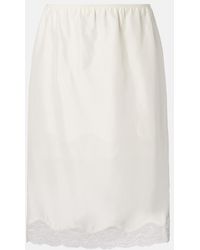 Dorothee Schumacher - Playful Volumes Silk Midi Skirt - Lyst