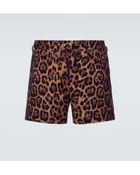 Tom Ford - Costume Da Bagno Con Stampa Leopardata - Lyst