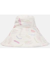 Jacquemus - Le Chapeau Lagrima Printed Cotton Sun Hat - Lyst