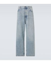 Balenciaga - High-rise Wide-leg Jeans - Lyst