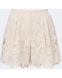 Elie Saab - Macrame Shorts - Lyst