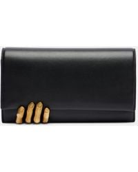 KHAITE - Hand Leather Clutch - Lyst
