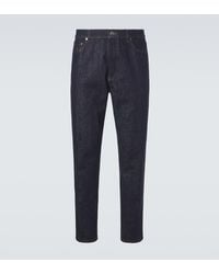 Brunello Cucinelli - Mid-Rise Slim Jeans - Lyst