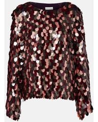 Dries Van Noten - Sequined Top - Lyst