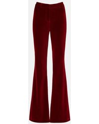 Etro - Cotton Flared Pants - Lyst