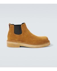 Bottega Veneta - Haddock Suede Chelsea Boots - Lyst
