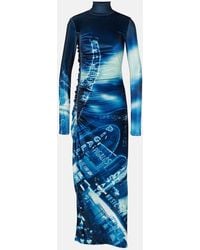 Jean Paul Gaultier - Pigalle Gathered Velvet Dress - Lyst
