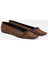 Saint Laurent - Poppy Grosgrain Flat - Lyst