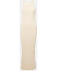TOTEME - Ribbed-Knit Maxi Dress - Lyst