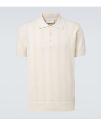 Frescobol Carioca - Vidal Striped Cotton Jacquard Polo Shirt - Lyst
