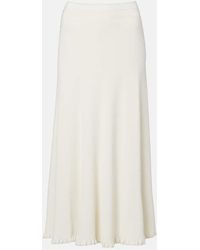 Proenza Schouler - Label Stina Ribbed-Knit Midi Skirt - Lyst