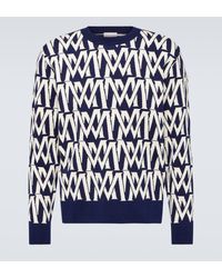 Moncler - Monogram Cotton-blend Sweater - Lyst