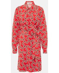 Diane von Furstenberg - Bedrucktes Minikleid Sophie Aus Jersey - Lyst
