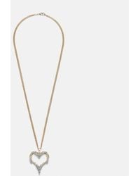YEPREM - Golden Strada 18Kt And Necklace With Diamonds - Lyst