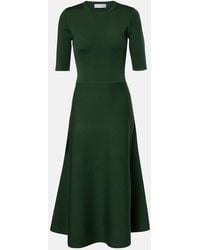 Gabriela Hearst - Seymore Wool, Cashmere, And Silk Midi Dress - Lyst