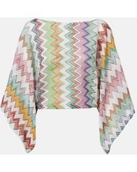 Missoni - Top De Punto En Zigzag - Lyst