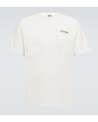 KENZO Camiseta de punto fino de algodon - Blanco