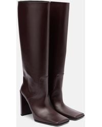 Alaïa - Leather Knee-High Boots - Lyst