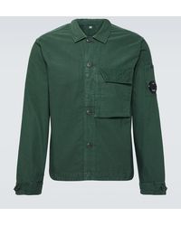 C.P. Company - Camisa Ottoman de algodon - Lyst