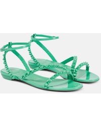 Christian Louboutin - Mafaldina Spikes Leather Sandals - Lyst