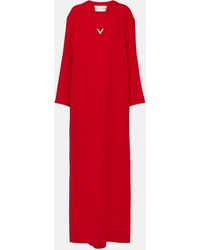 Valentino - Robe longue en soie - Lyst